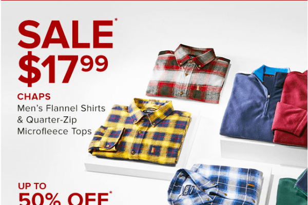 The Bay今日特价 CHAPS男士衬衣只要17元 原价59