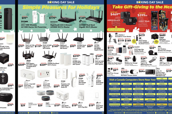 CANADA COMPUTERS  boxing day 特价