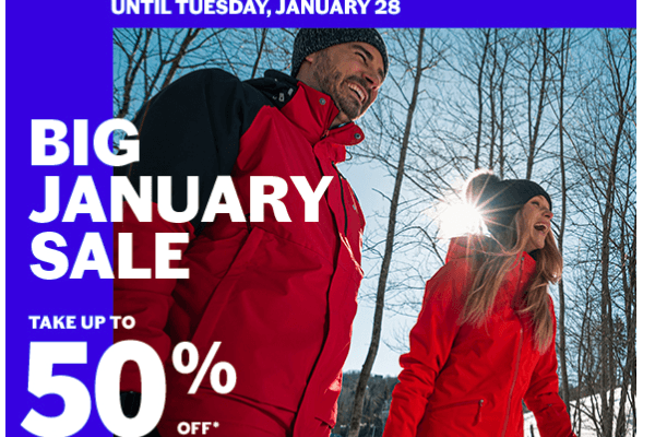 Sports Experts一月大清仓 低至5折