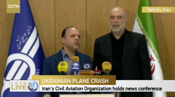 伊朗军方承认击落乌克兰客机 称是“人为错误”（视频）