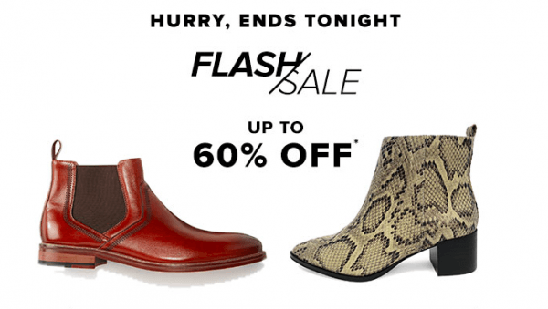 The Bay女鞋闪卖 低至4折 仅一天