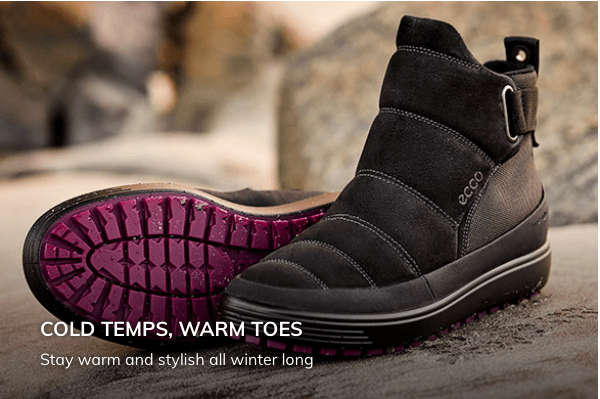 Ecco舒适鞋履春节特卖 折扣区4折+8折