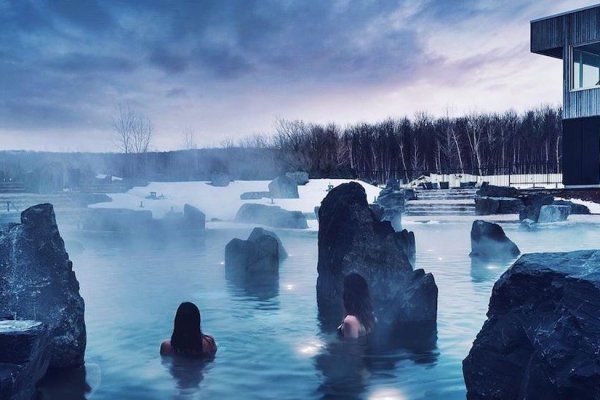 蒙特利尔南岸开了家全加拿大最大的温泉中心