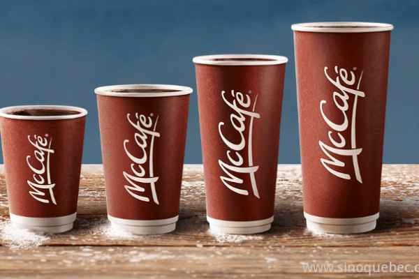 麦当劳咖啡不分大小全部一元！