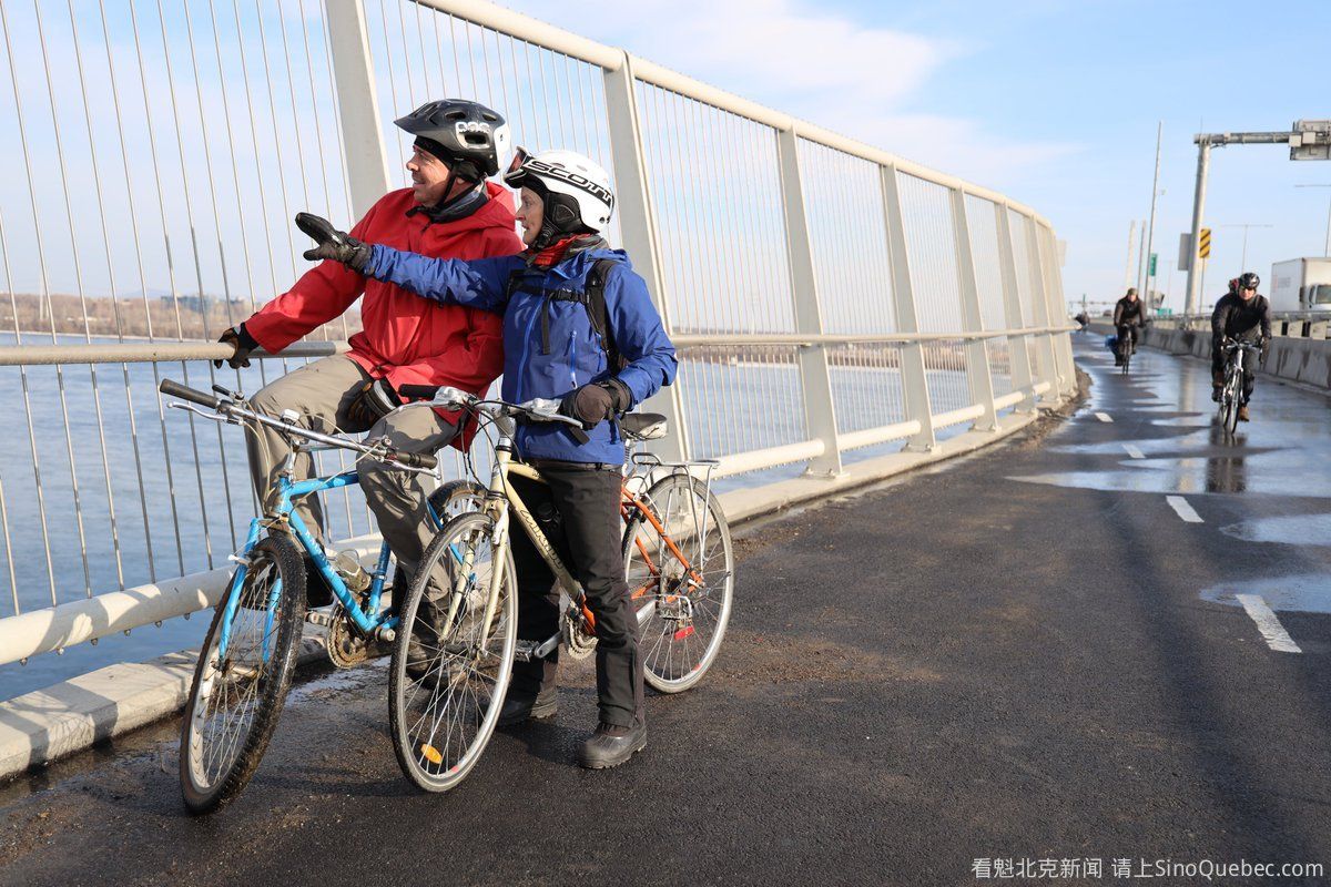 骑自行车玩转蒙特利尔的桥梁美景
