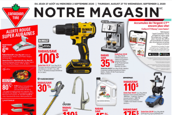 Canadian Tire 本周特价