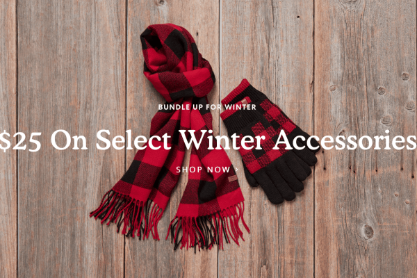 Roots手套围巾全场25元