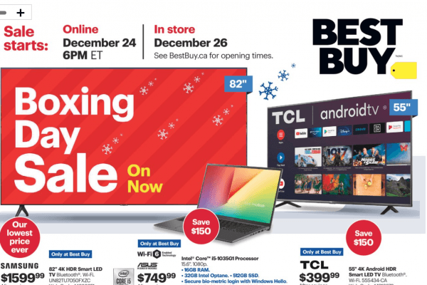 Best Buy Boxing Day海报已出