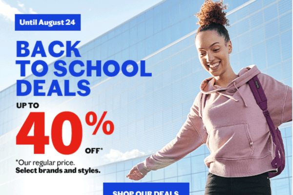 Sports Experts返校特卖 低至6折