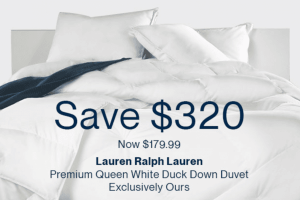 The Bay一日特价 鸭绒被直降320元