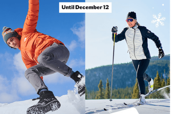 Sports Experts买125送25元购物卡 买500送100