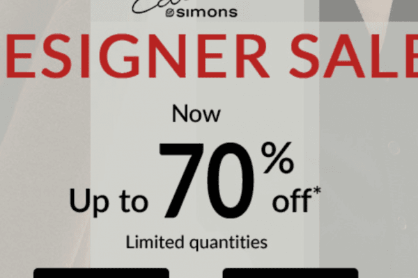Simons设计师品牌低至3折