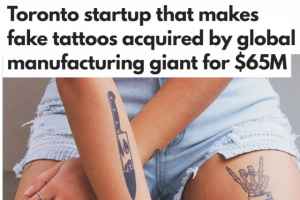 加拿大兄弟俩一个假纹身创意卖了6500万