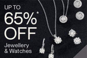 The Bay今日特卖 珠宝首饰低至3.5折