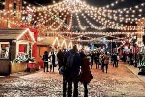 魁北克的圣诞市场