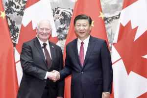 前总督David Johnston与中国的密切关系