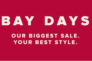 The Bay全年最低折扣 Bay Days已开始