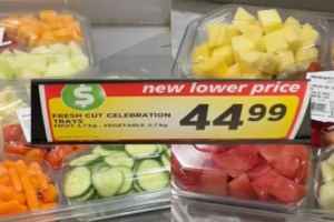 一盒蔬果拼盘45元？民众震惊谁吃得起！？