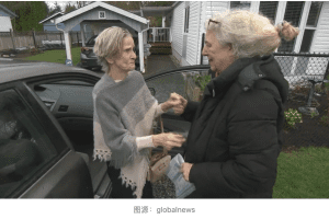 暖心！加拿大72岁老妇要流落街头 好心夫妇送辆车