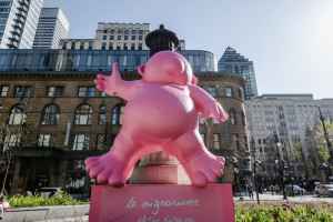 粉红先生登陆蒙特利尔