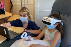 蒙特利尔儿童医院尝试用虚拟现实眼镜缓解病人焦虑