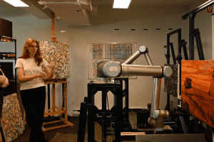 蒙特利尔研发出能复制画作的机器人