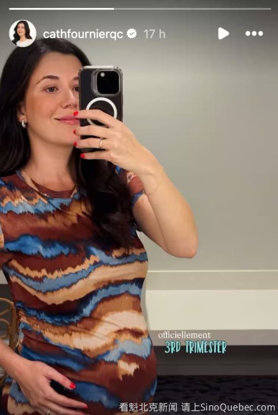 蒙特利尔南岸市长诞下一子